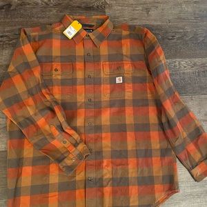 Carhartt loose fit heavy weight flannel. Mens size XL